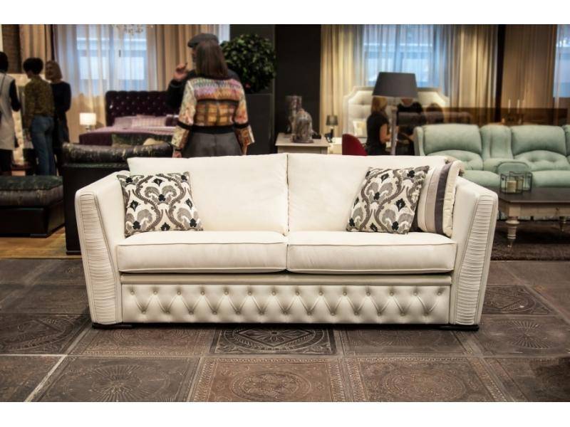 светлый диван с утяжкой тифани в Нижневартовске