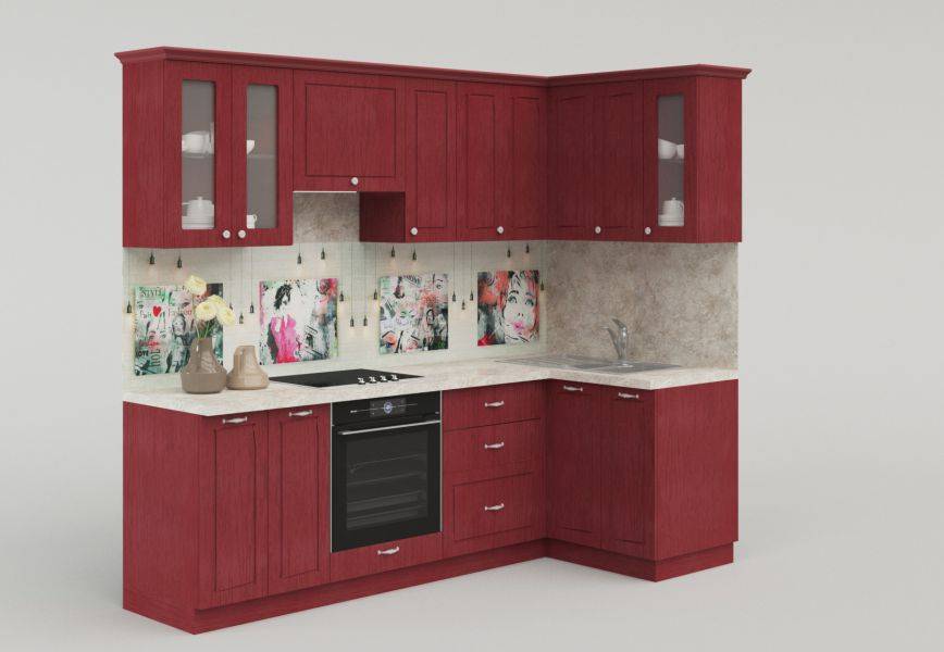 угловая кухня мдф в Нижневартовске