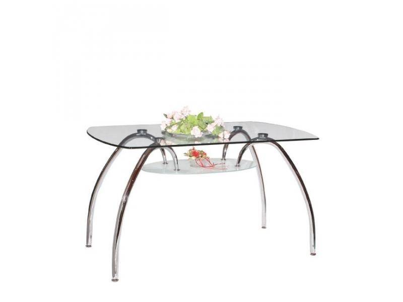 cтеклянный стол с полкой под столешницей в Нижневартовске