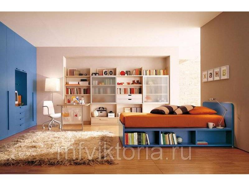 набор детской мебели №4 со стенкой стеллаж в Нижневартовске