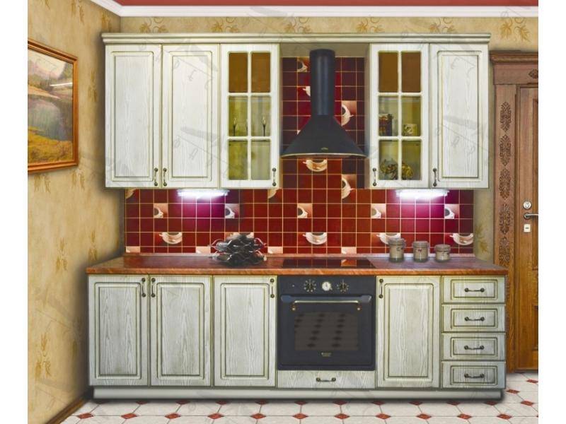 кухонный гарнитур прямой люкс в Нижневартовске