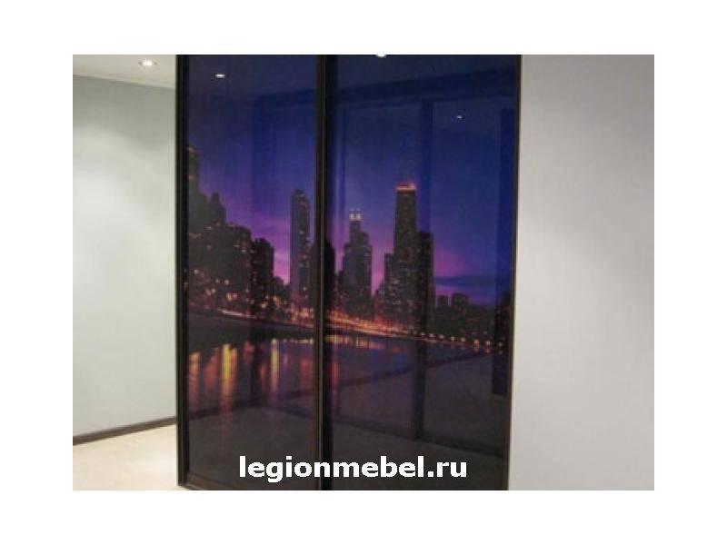 шкаф-купе в спальню ночной город в Нижневартовске