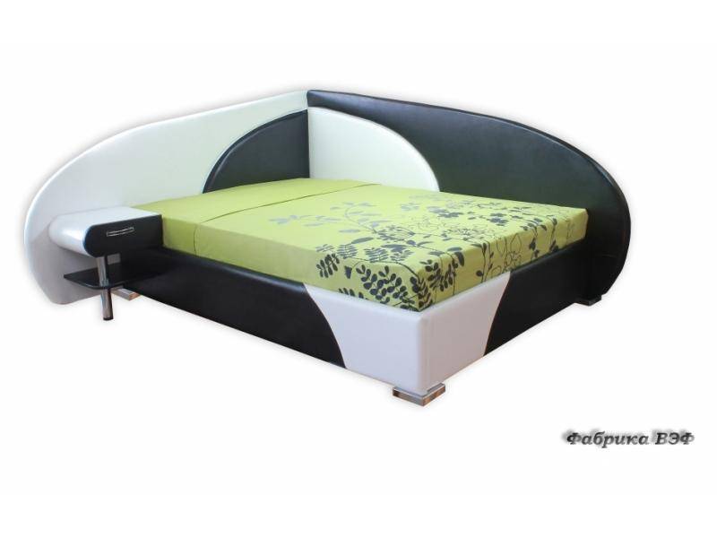 угловая кровать дельта 2 черно-белая в Нижневартовске