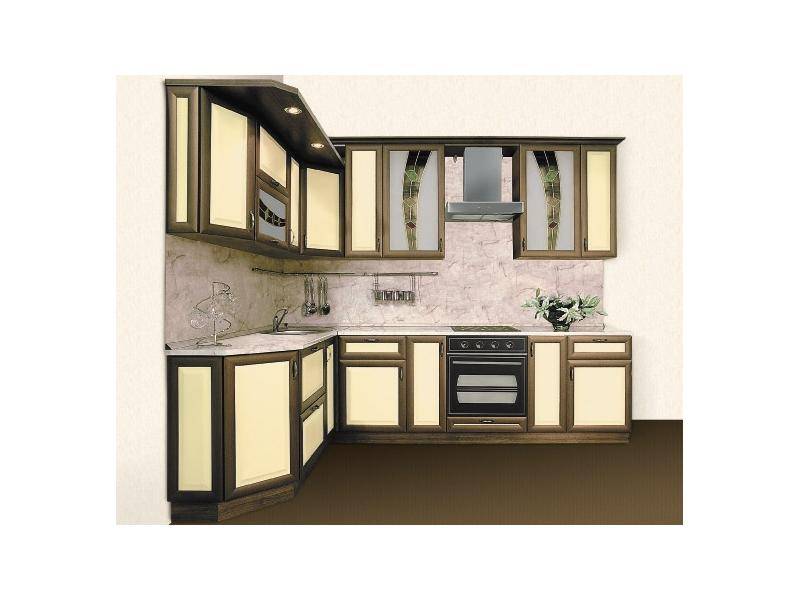 угловая рамочная кухня в Нижневартовске