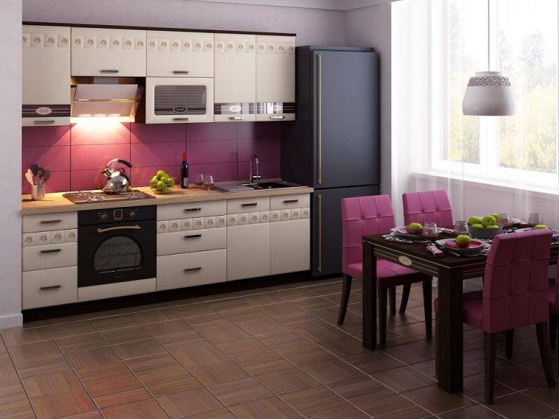 кухонный гарнитур прямой аврора 10 в Нижневартовске