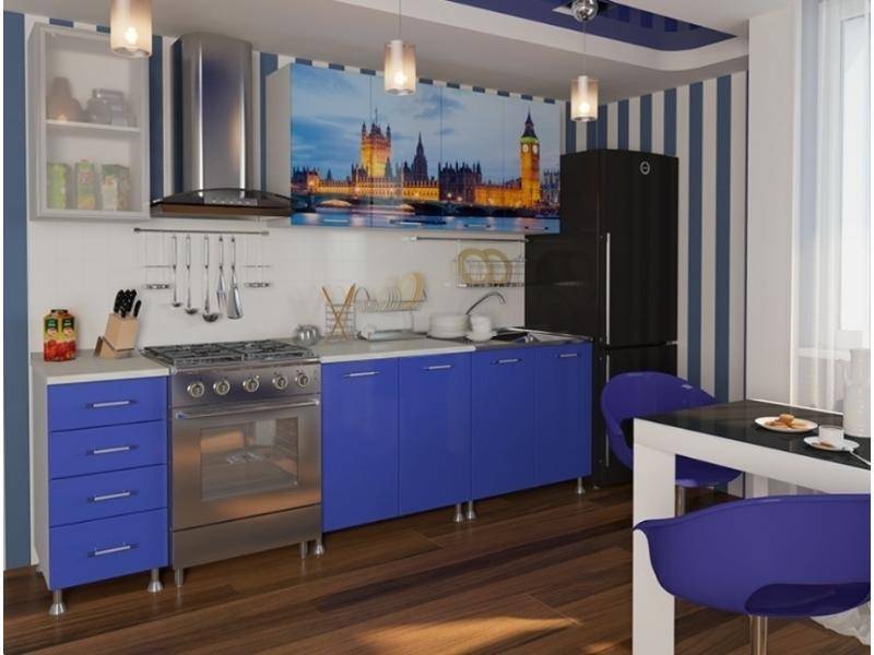 кухня с фотопечатью лондон 2 в Нижневартовске