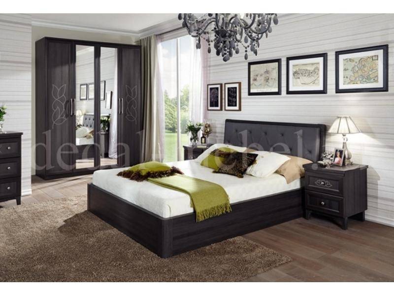 темный спальный гарнитур лотос в Нижневартовске