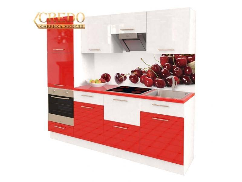 кухня прямая эмаль глянец в Нижневартовске