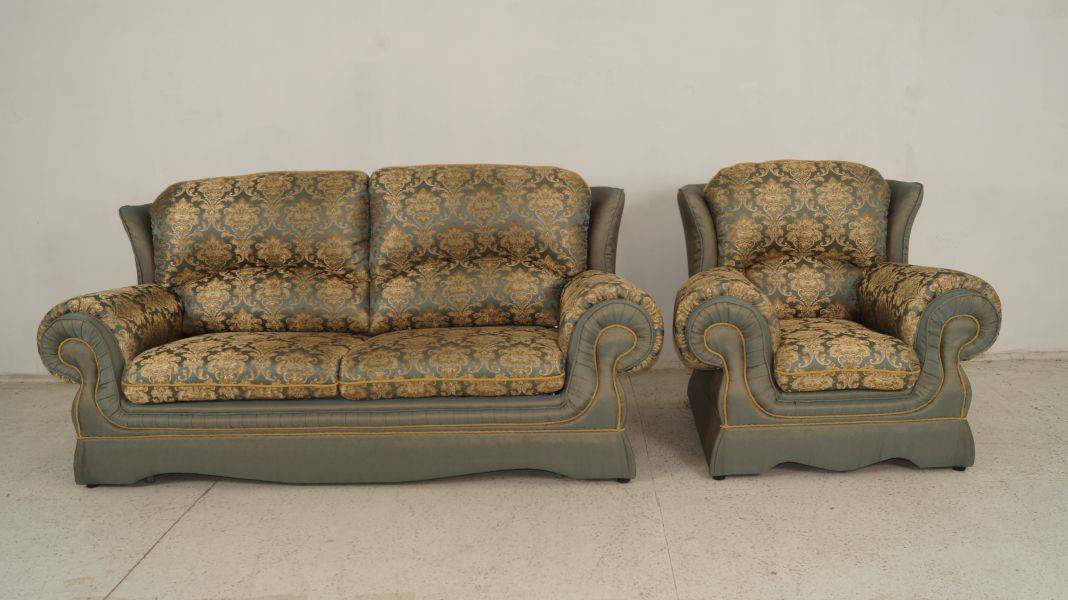 прямой диван луиза с креслом в Нижневартовске