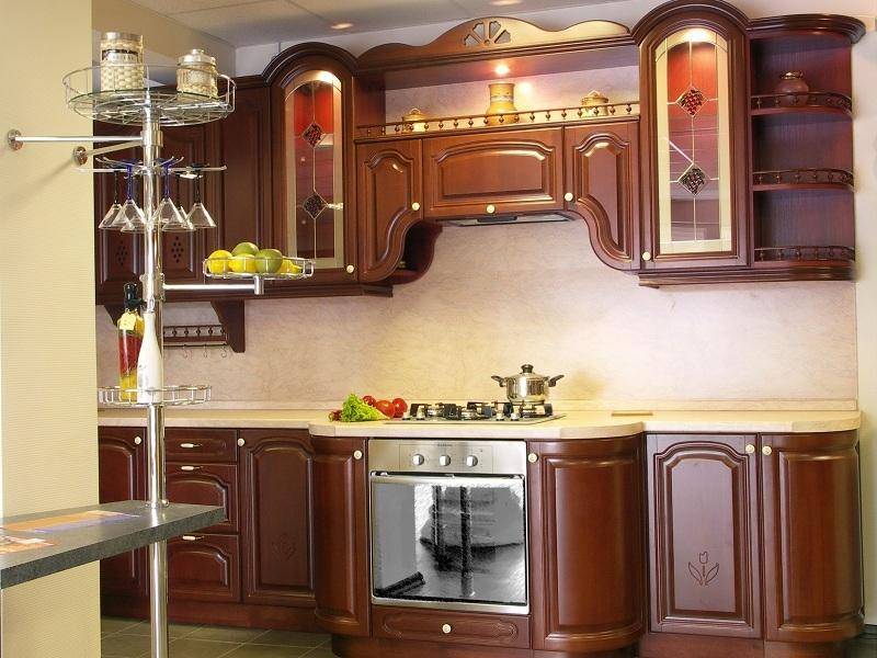 кухонный гарнитур бук цвет вишня в Нижневартовске