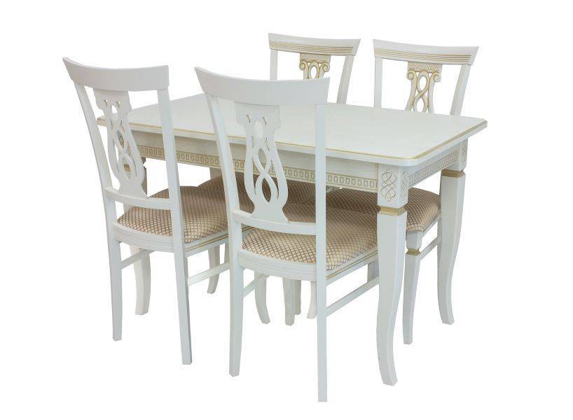 стол leset дакота и стулья leset юта в Нижневартовске