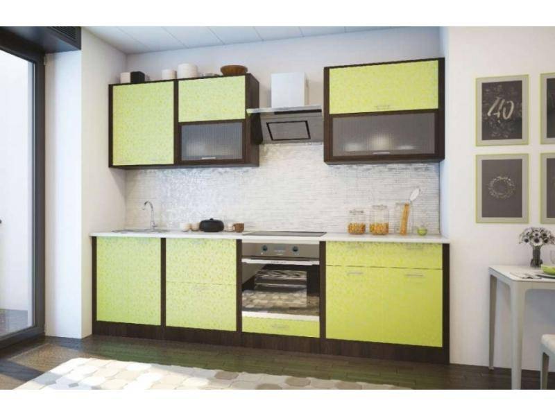 кухня в цвете лайм 2.6 м в Нижневартовске
