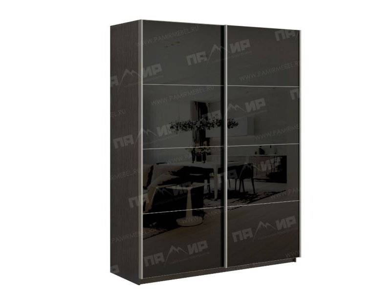 шкаф-купе браво венге / лакобель чёрная в Нижневартовске