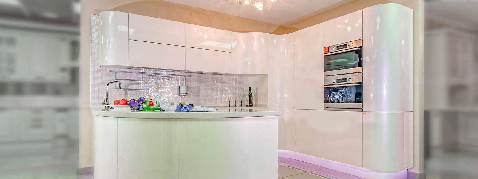 кухонный гарнитур светлана радиусные фасады в Нижневартовске