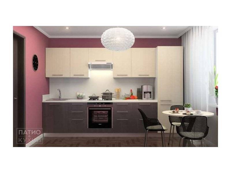 кухня lucrezia прямая (серо-белая) в Нижневартовске