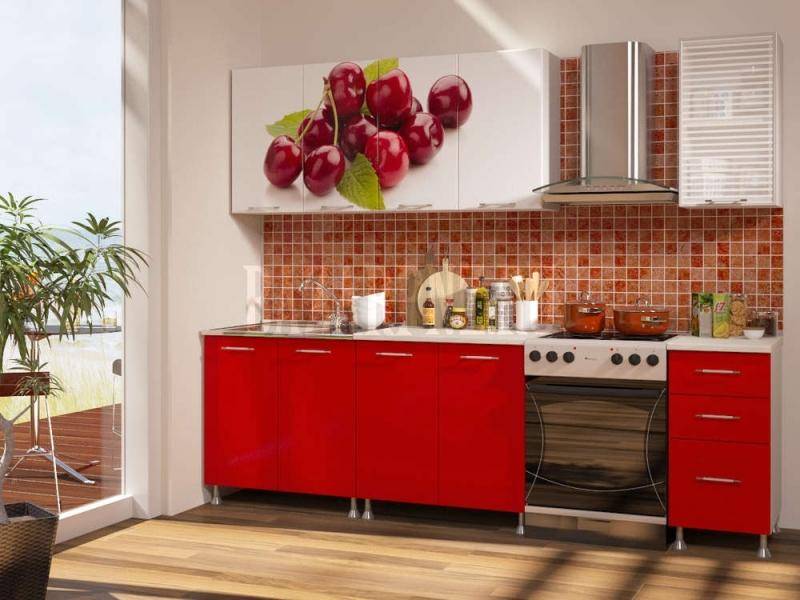 кухня вишня фотопечать в Нижневартовске