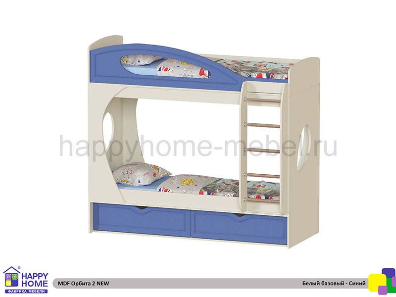 двухъярусная кровать орбита 2 new мдф в Нижневартовске