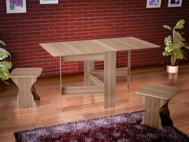 стол-книжка с табуретами в Нижневартовске