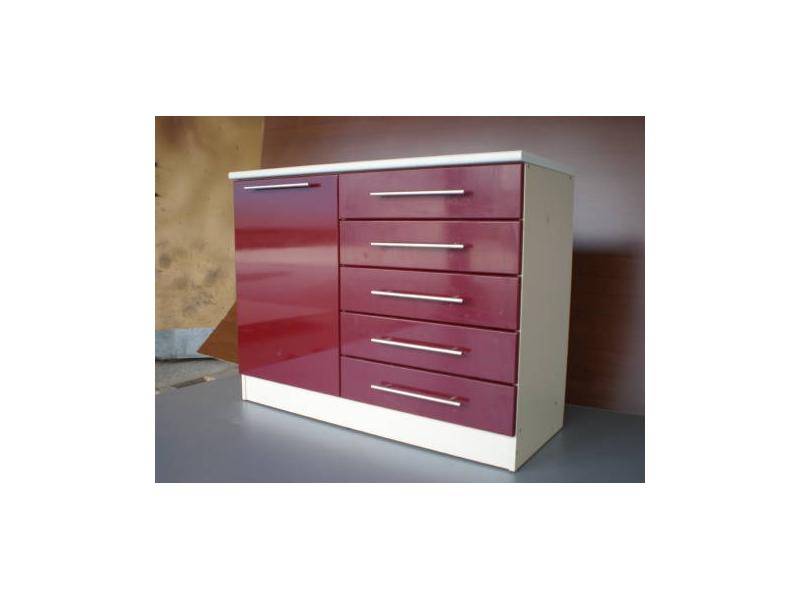 комод красный 10 в Нижневартовске