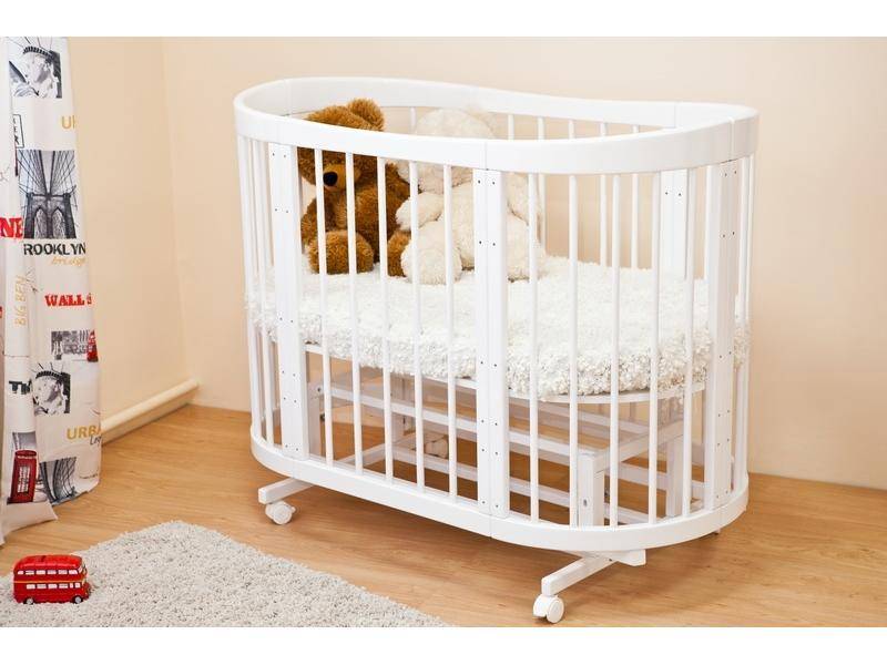 овальная кроватка-трансформер 8 в 1 паулина 2 в Нижневартовске