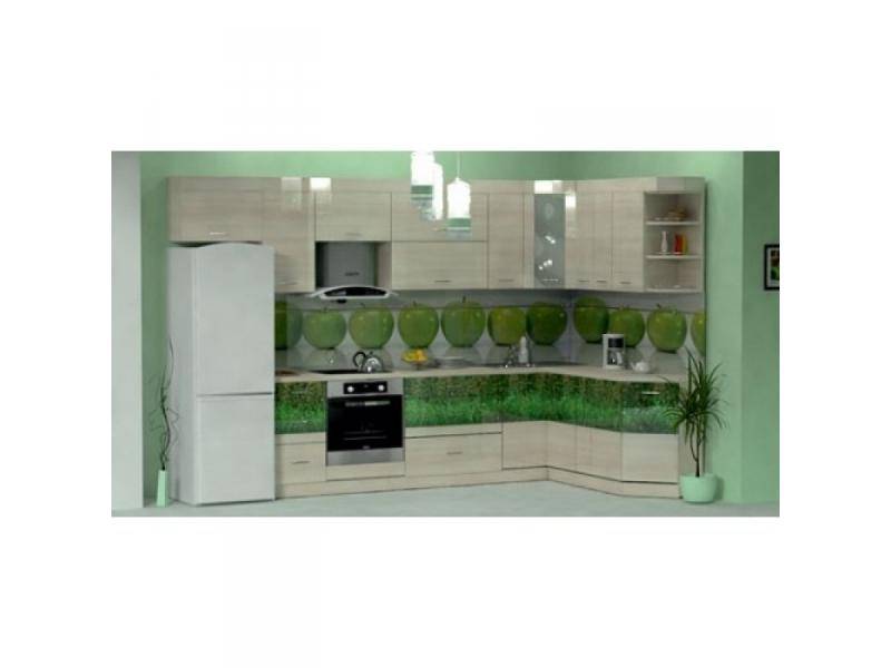 кухня светлая угловая эспарто в Нижневартовске