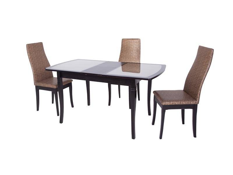 стол версаль раздвижной стол с экокожей и стеклом в Нижневартовске