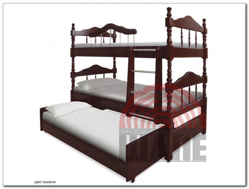 двухъярусная кровать альбион махагон в Нижневартовске