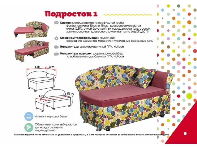 детский диван подросток в Нижневартовске
