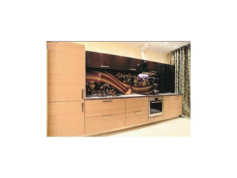 кухня светлая прямая фотопечать в Нижневартовске