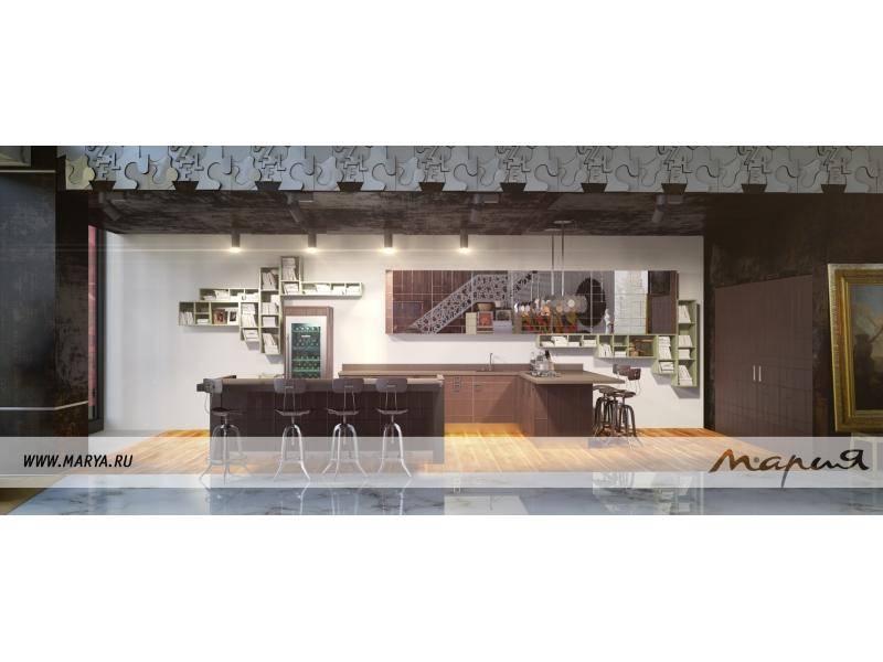 кухонный гарнитур «teatro by g.d.» (модерн) в Нижневартовске