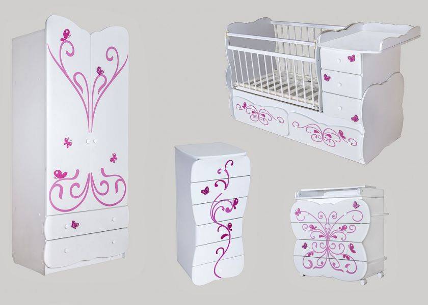 детская мебель для девочки бабочка в Нижневартовске