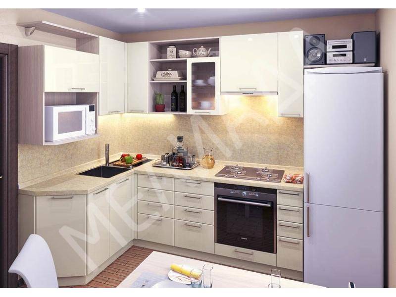 кухня бежевая эмаль в Нижневартовске