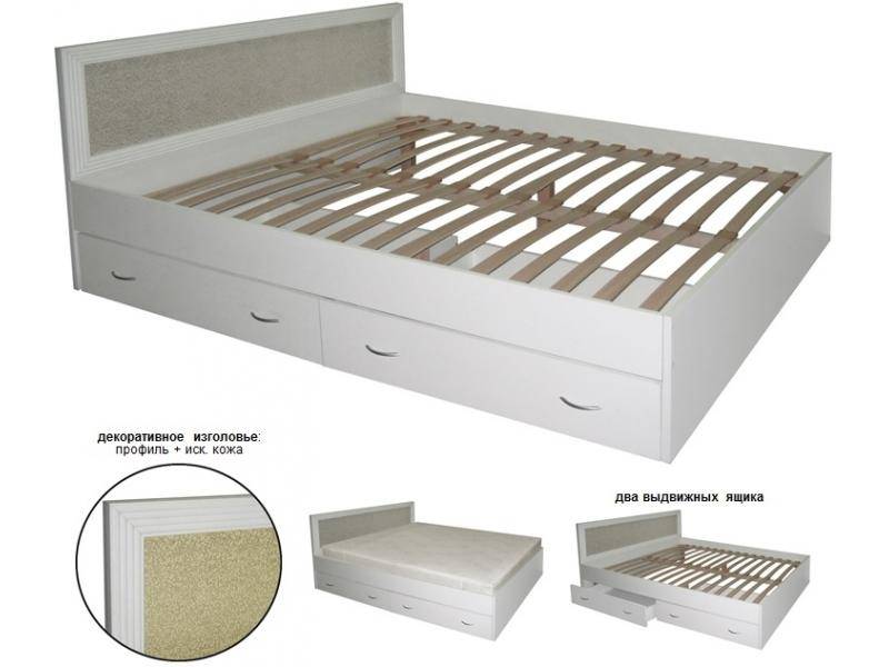 кровать с декоративным изголовьем в Нижневартовске