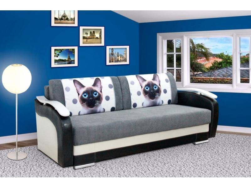 прямой диван с фотопечатью тиффани 2 в Нижневартовске