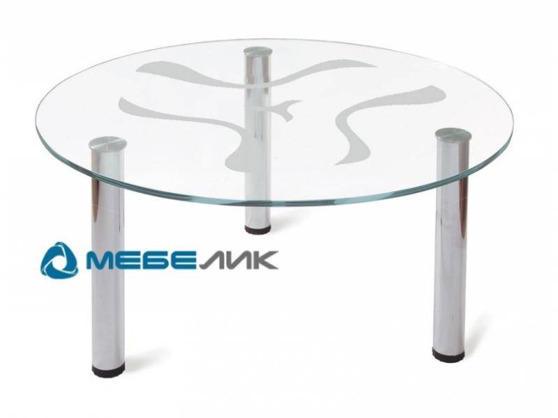 стол журнальный робер 6м хром в Нижневартовске