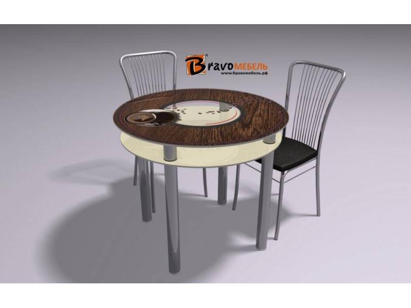 стол стеклянный кухонный кофе в Нижневартовске