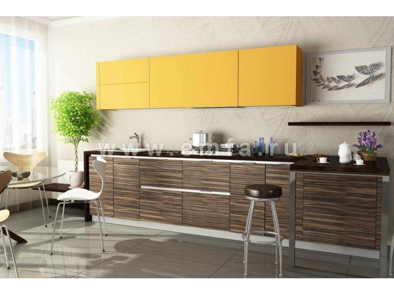 кухня прямая gamma шпон в Нижневартовске