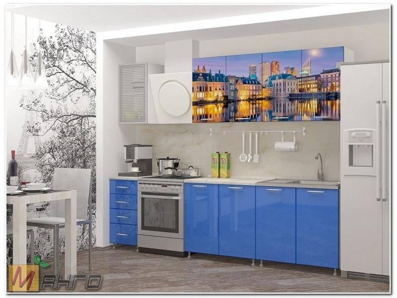 прямая кухня гаага с фотопечатью в Нижневартовске