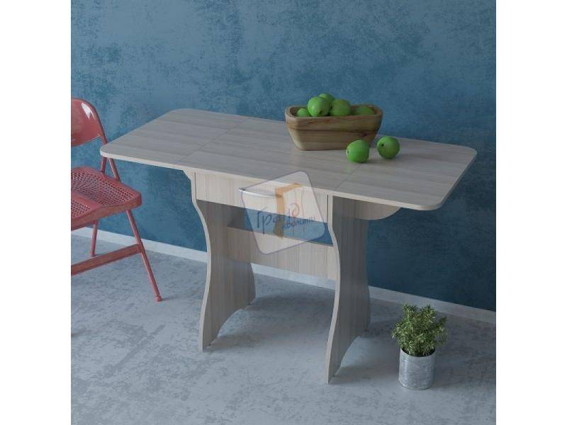 стол обеденный раскладной с ящиком в Нижневартовске