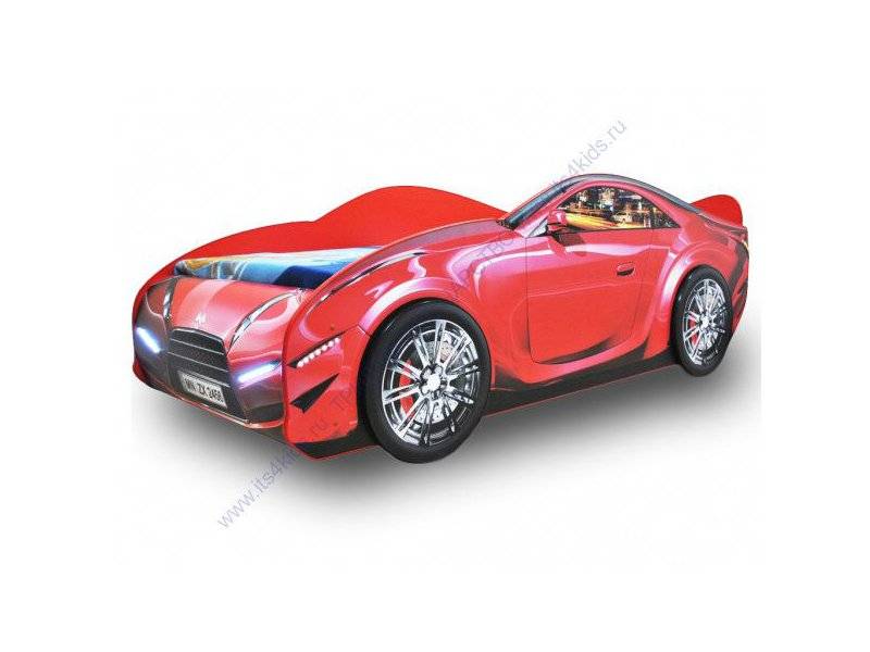 детская кровать-машина турбо красная в Нижневартовске