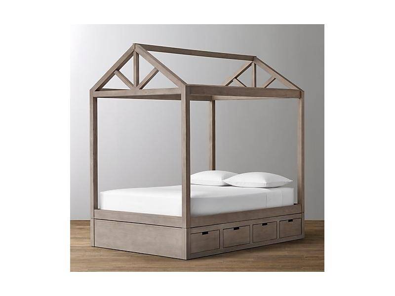 кровать домик из массива бука для детей в Нижневартовске