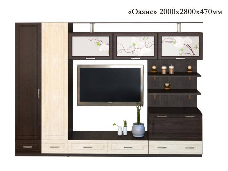 гостиная стенка оазис в Нижневартовске