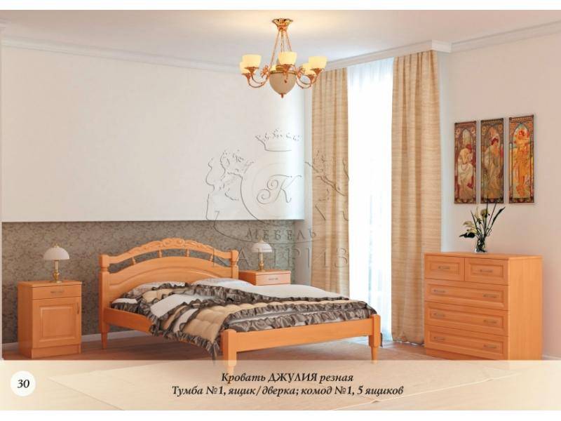 кровать джулия резная в Нижневартовске