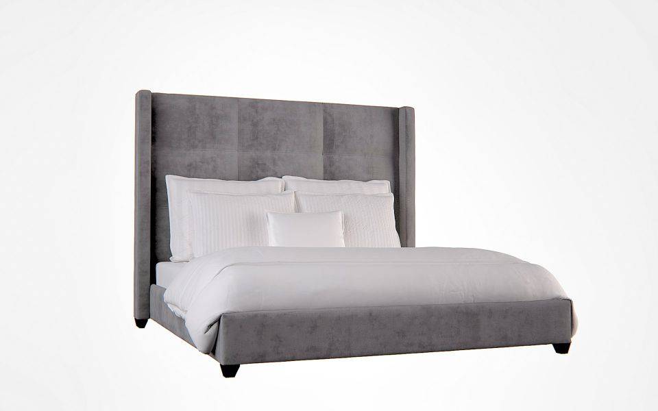 кровать гретта серая в Нижневартовске
