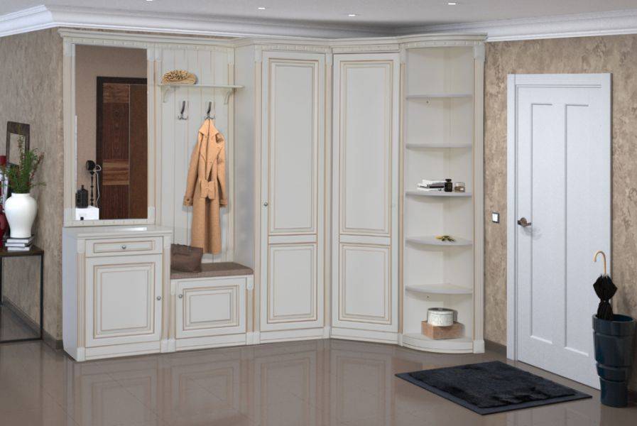 модульная прихожая деметра белая в Нижневартовске