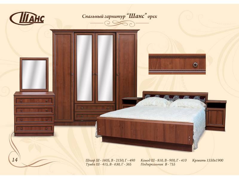 спальный гарнитур шанс в Нижневартовске