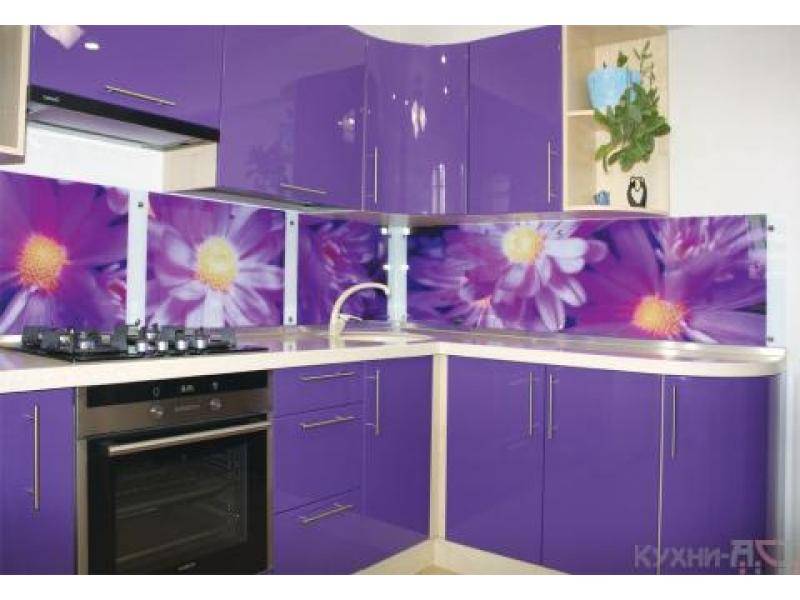 кухонный гарнитур угловой сиреневый туман в Нижневартовске