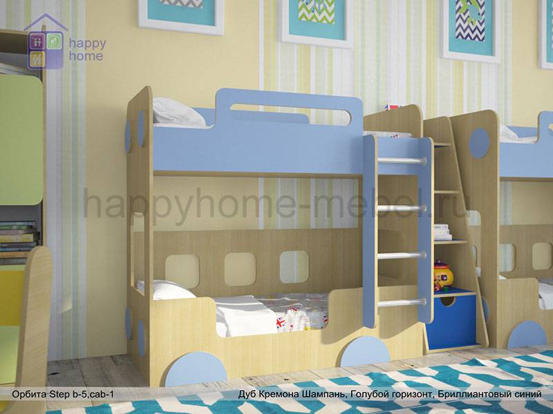 двухъярусная кровать орбита step b5 (автобус) в Нижневартовске