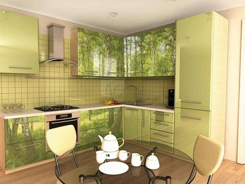 кухня с фотопечатью kf 10 в Нижневартовске