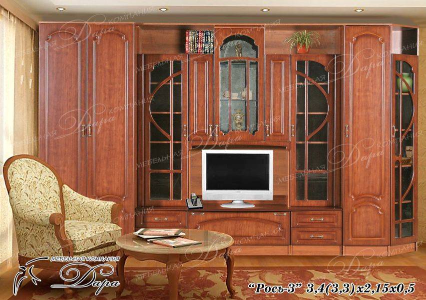 стенка в гостиную рось-3 в Нижневартовске